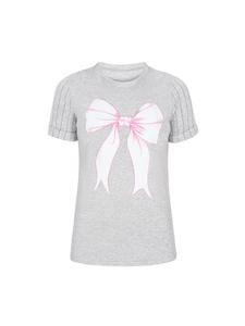 Женская футболка серого цвета faina