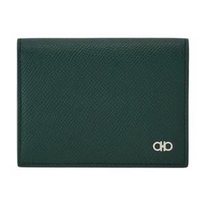 Ferragamo Гаучини Кожаный картхолдер унисекс зелёный