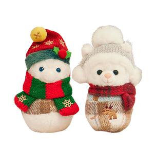 Плюшевый кулон Duffy and Friends снеговик коллекция 2023 зима малый размер высокий Disney