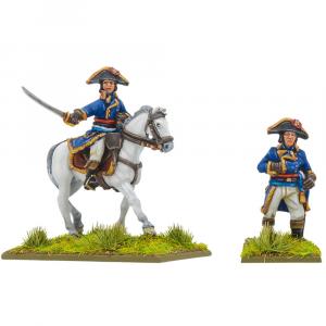 Миниатюра Warlord Games Skytrex Miniatures: General Napoleon Bonaparte (On Foot & Mounted)
