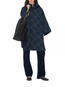 Burberry кейп Packaway Check, синий