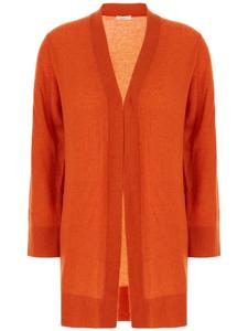 Карди-пальто из тонкого трикотажа с открытым передом Malo, оранжевый