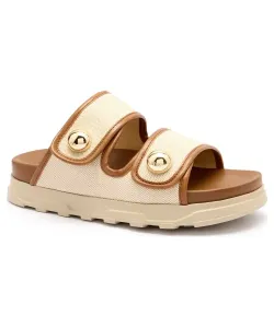 Тапочки Furla Sphere Furla, бежевый