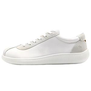 Ecco Нескользящие низкие повседневные туфли женские, белые, серые