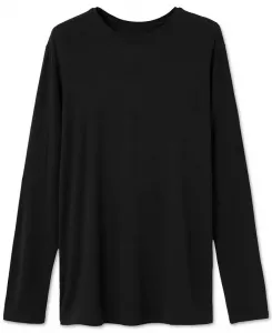 Мужская расслабленного кроя футболка с длинным рукавом для сна Snooze, в меланжевом исполнении SAXX, черный