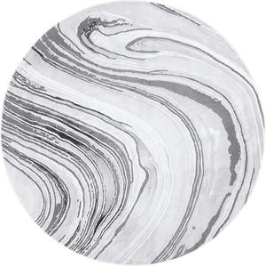 Ковер SAFAVIEH, 201 x 201 см, Craft Collection Light Grey/Grey CFT845F Modern Abstract Non-Shedding для столовой, прихожей, гостиной, спальни