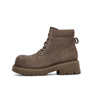 BOERDIQI Женские короткие ботинки Мартин в темно-сером цвете, цвет Dark Gray