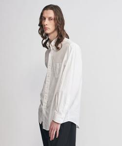 Рубашка с широкими пуговицами, производства District United Arrows, цвет White