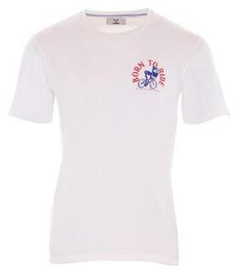 Футболка LeBram Born To Ride белая