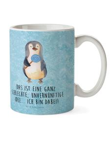 Детская кружка-леденец в виде пингвина с надписью в цвете "ледяной глаз" Mr. & Mrs. Panda