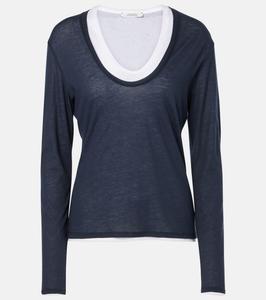 Футболка Layer Love с многослойным джерси Dorothee Schumacher, темно-синий