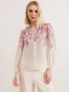 Блузка Gisela с цветочным принтом Phase Eight, Pink/Multi