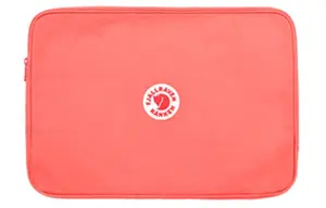 Fjallraven Хлопковая сумка для ноутбука с вкладышем-клатчем унисекс персиково-розового цвета, Peach Pink