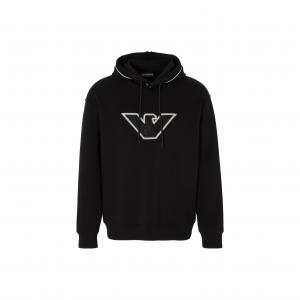EMPORIO ARMANI Свитшот мужской черный FW23