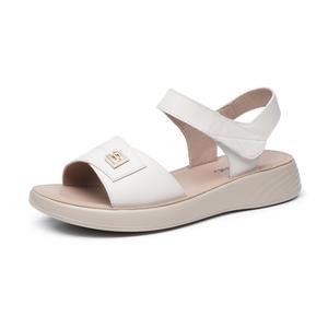 Сандалии с одним ремешком женские AOKANG, Ecru