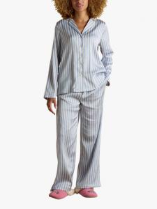 Сатиновый комплект пижамы Joules, Pale Blue/Multi