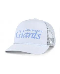 Женская светло-голубая бейсболка San Francisco Giants Foundation Script Hitch с регулируемой застежкой '47 Brand