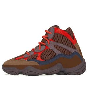 Кроссовки 500 высокие Adidas Yeezy, коричневый