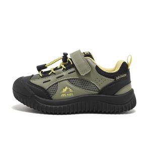 Легкие, амортизирующие, нескользящие, низкие детские кроссовки для повседневной носки ABC KIDS, черный/зеленый/желтый