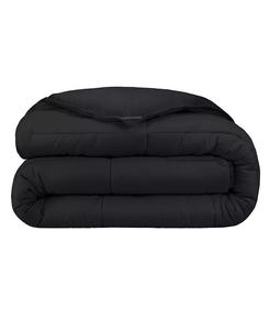 Пуховое альтернативное пуховое одеяло King/California King Bare Home, черный