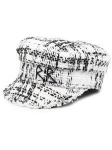 Ruslan Baginskiy фуражка из ткани букле, белый