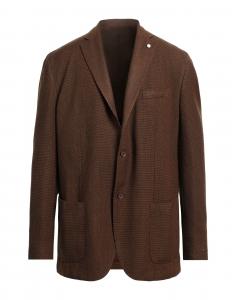 Блейзер Luigi Bianchi Mantova, коричневый