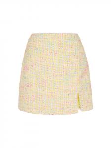 Мини-юбка IZIA, цвет lime