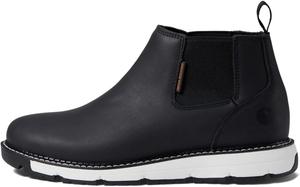 Carhartt Millbrook Romeo Steel Toe Wedge Work Boot - ботинки для мужчин, с высотой голенища 4", из коричневой промасленной кожи, устойчивые к скольжению и поражению электрическим током, с технологиями FastDry и Rain Defender, Black Oil Tanned