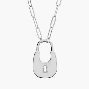 18-дюймовое ожерелье с замком из стерлингового серебра (3,1 мм) Blue Nile