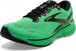 Мужские кроссовки для бега Brooks Ghost 15 с нейтральной поддержкой, зеленый/черный