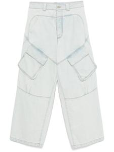 Marcelo Burlon County of Milan широкие джинсы карго, синий