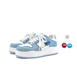 SESAME STREET Низкие платформенные скейтерские ботинки для увеличения роста унисекс Cloud Blue с подвеской, цвет Cloud Blue (Includes 1 Random Pendant)