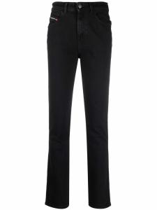 Diesel джинсы с нашивкой-логотипом, черный