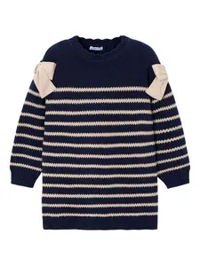 Платье в полоску Mayoral, синий