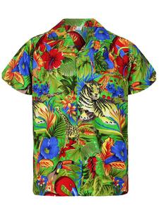 Рубашка King Kameha Jungle, зеленый