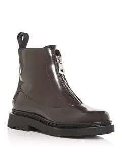 Женские ботильоны на молнии Ferragamo, коричневый