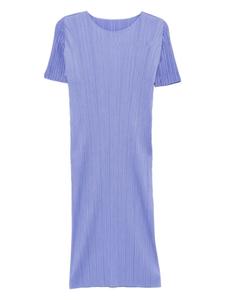 Мартовское платье миди Pleats Please Issey Miyake, синий