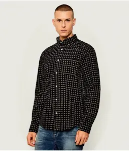 Вельветовая рубашка regular fit Gant, темно-синий