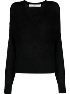 IRO трикотажный топ с длинными рукавами, черный