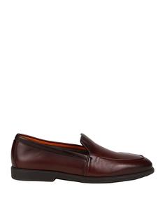 Лоферы Santoni, темно-коричневый