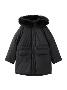 Пальто MANGO KIDS Vega, черный