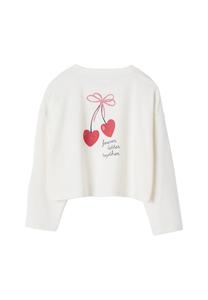 Топ Vertbaudet CROPPED MIT LANGEN ÄRMELN , Wollweiß/White