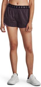 Женские шорты Under Armour Play Up Twist 3.0, (005) Black/Misty Purple/Misty Purple