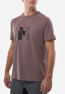 Kamet map ts ss sports tshirt Millet, Marron