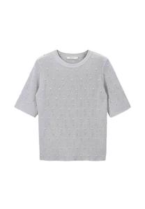 Футболка Sissy-Boy KURZARM MIT PERLEN, L Blauw/Light Blue