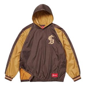 Куртка hooded warm up pullover 'brown tan' Supreme, коричневый
