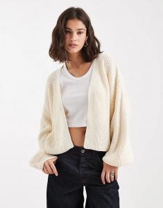 Кардиган Miss Selfridge из толстой пряжи цвета пахты