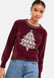 Джемпер Lipsy Jumper, Berry Red Tree/Metallic Red