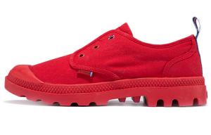 Pampa Canvas Shoes Unisex Low-top Red Palladium