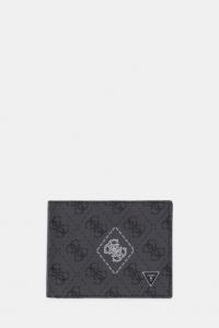 Кожаный кошелек MILANO Guess, серый